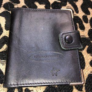 Virgin Airlines ltd ED black leather card holder